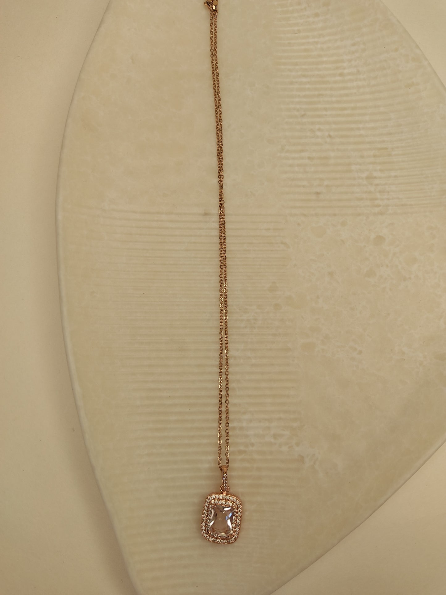 213 Rose Gold Classic Necklace