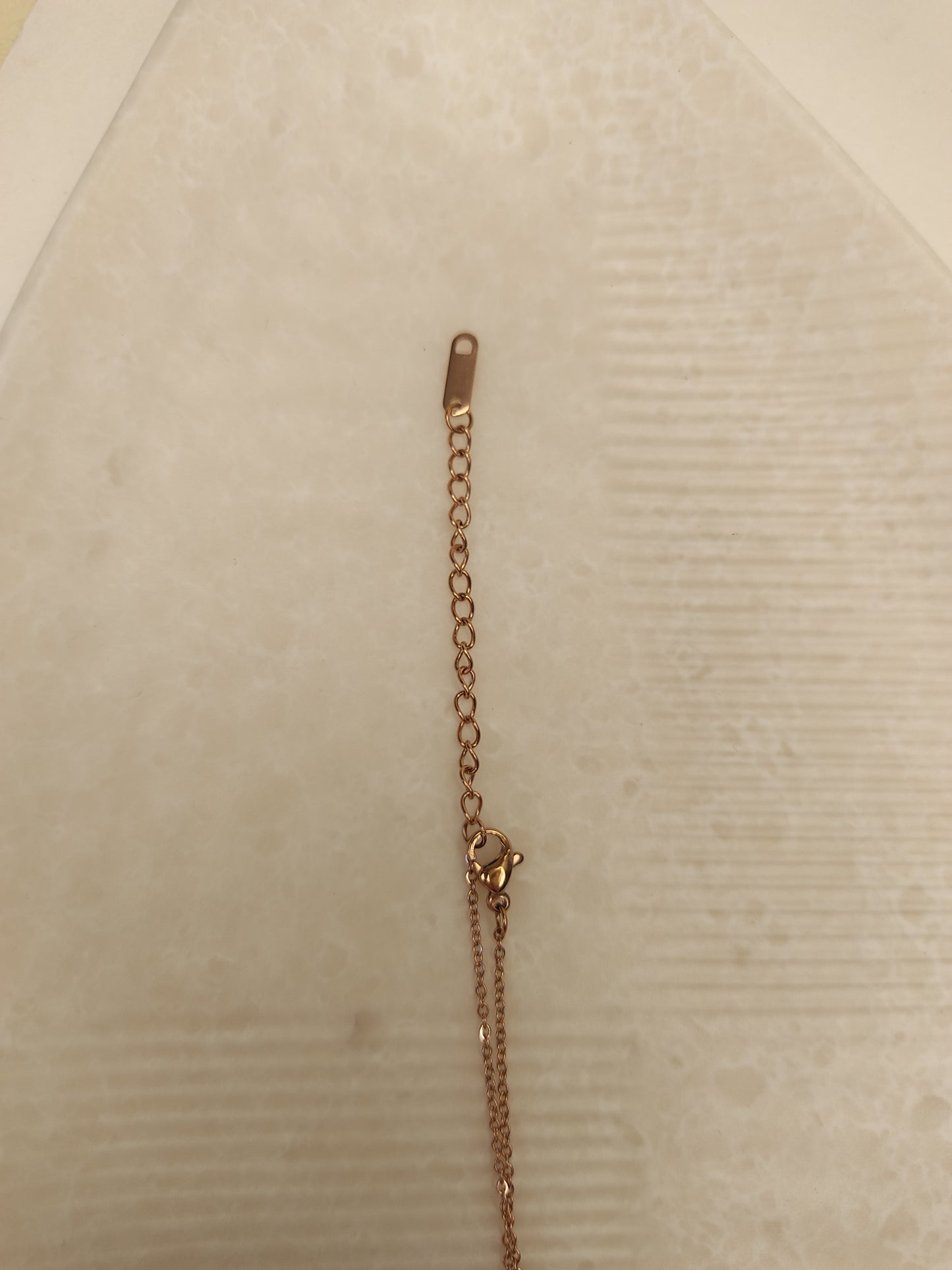 215  Rose Gold Star Necklace