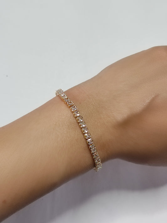 260 Gold Classic Tennis Bracelet