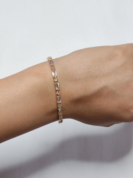 263 Gold Runner Tennis Bracelet