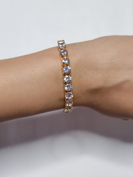 266 Gold Bold Adjustable Bracelet