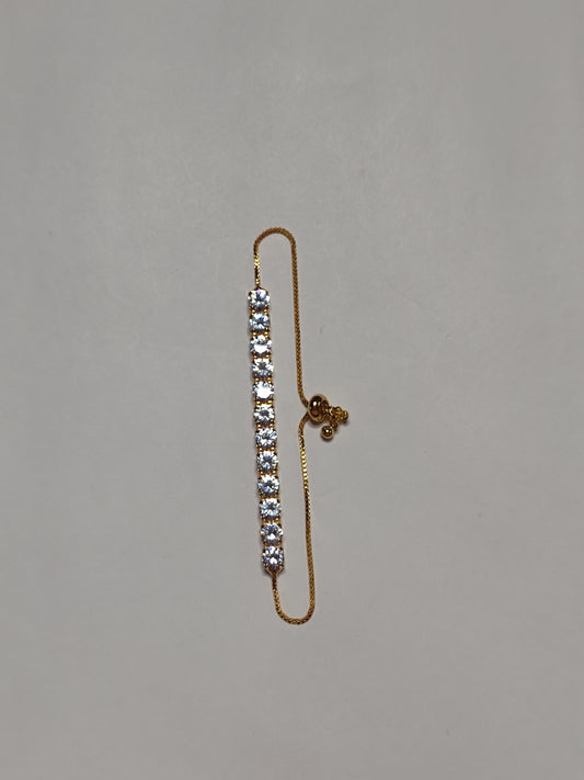 266 Gold Bold Adjustable Bracelet