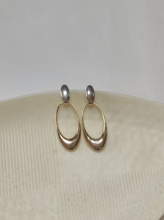 282 Gold & Silver Dual Drops