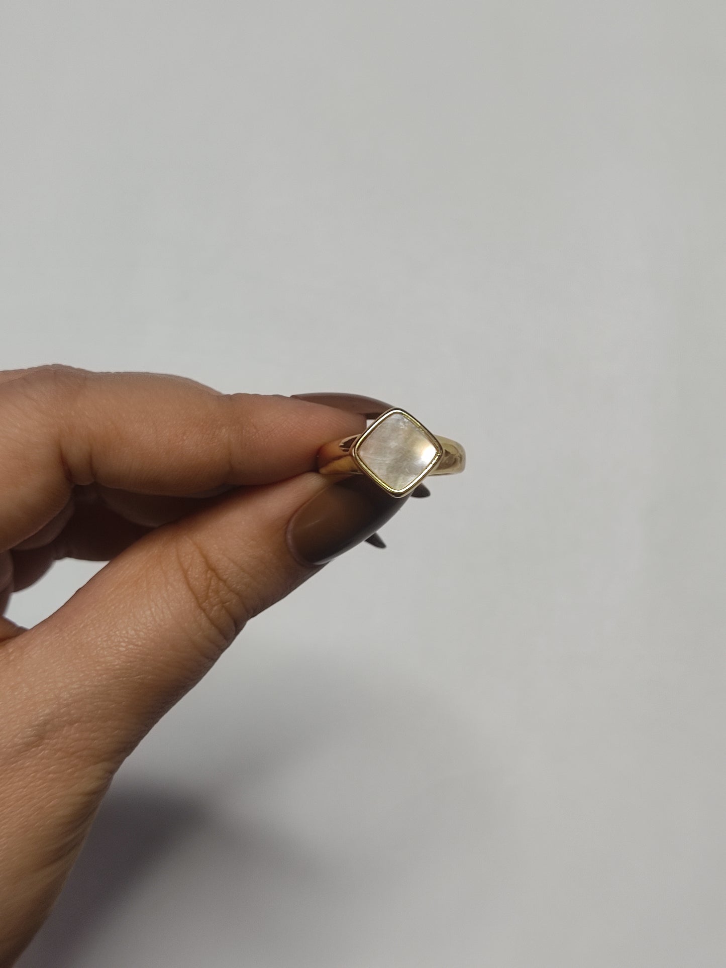 311 Gold Square Ring