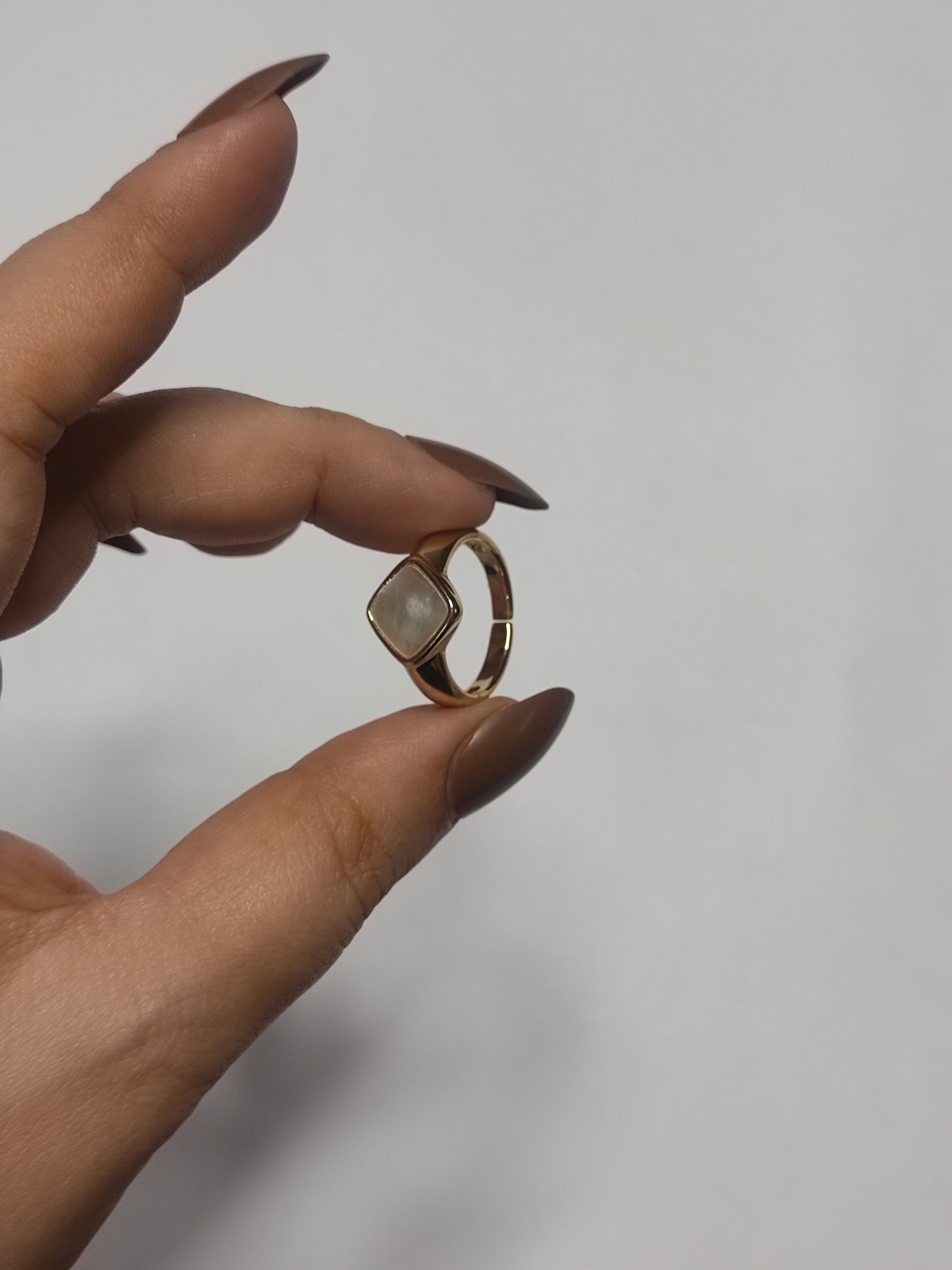 311 Gold Square Ring