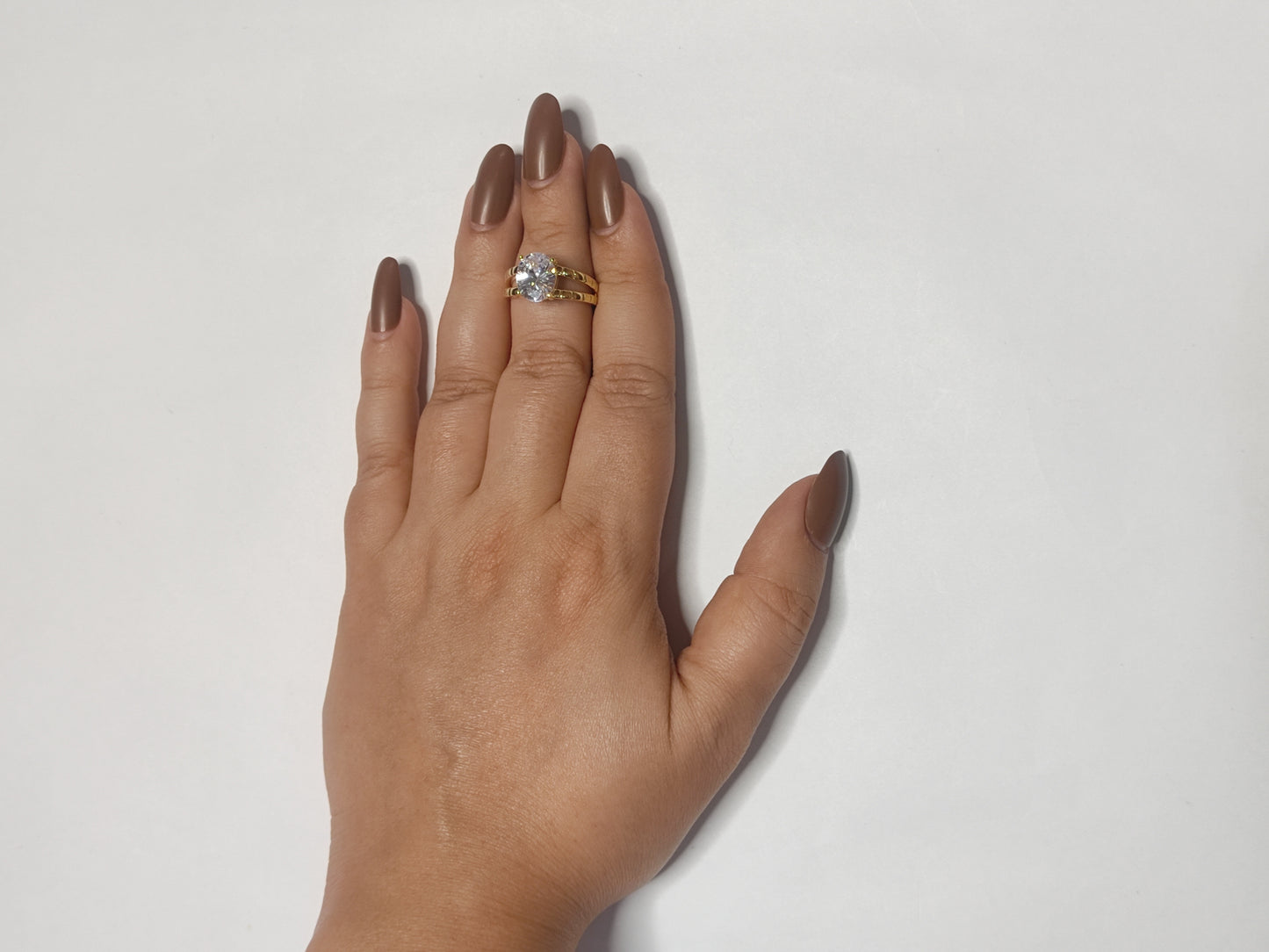 313 Gold Stack Ring
