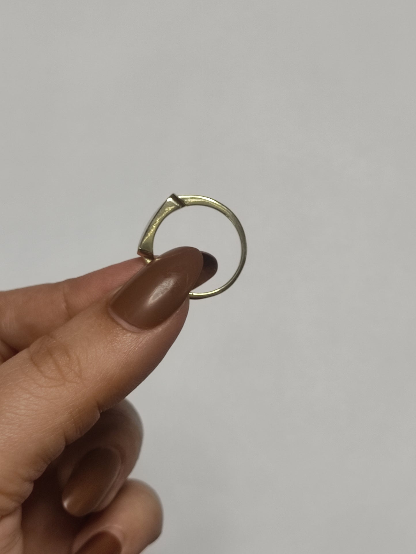 314 Gold Bar Ring