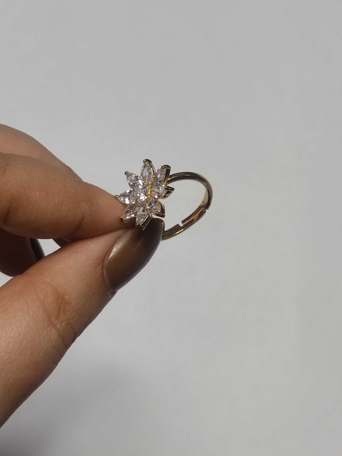 315 Gold Sunflower Ring