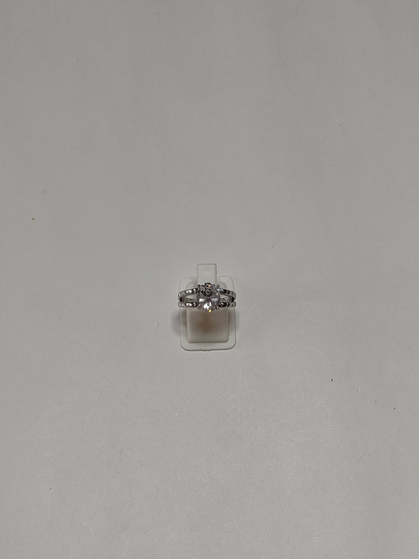 321 Silver Solitaire Ring