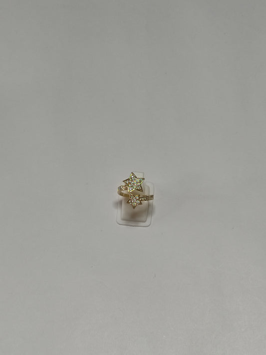 322 Star Wraparound Gold Ring
