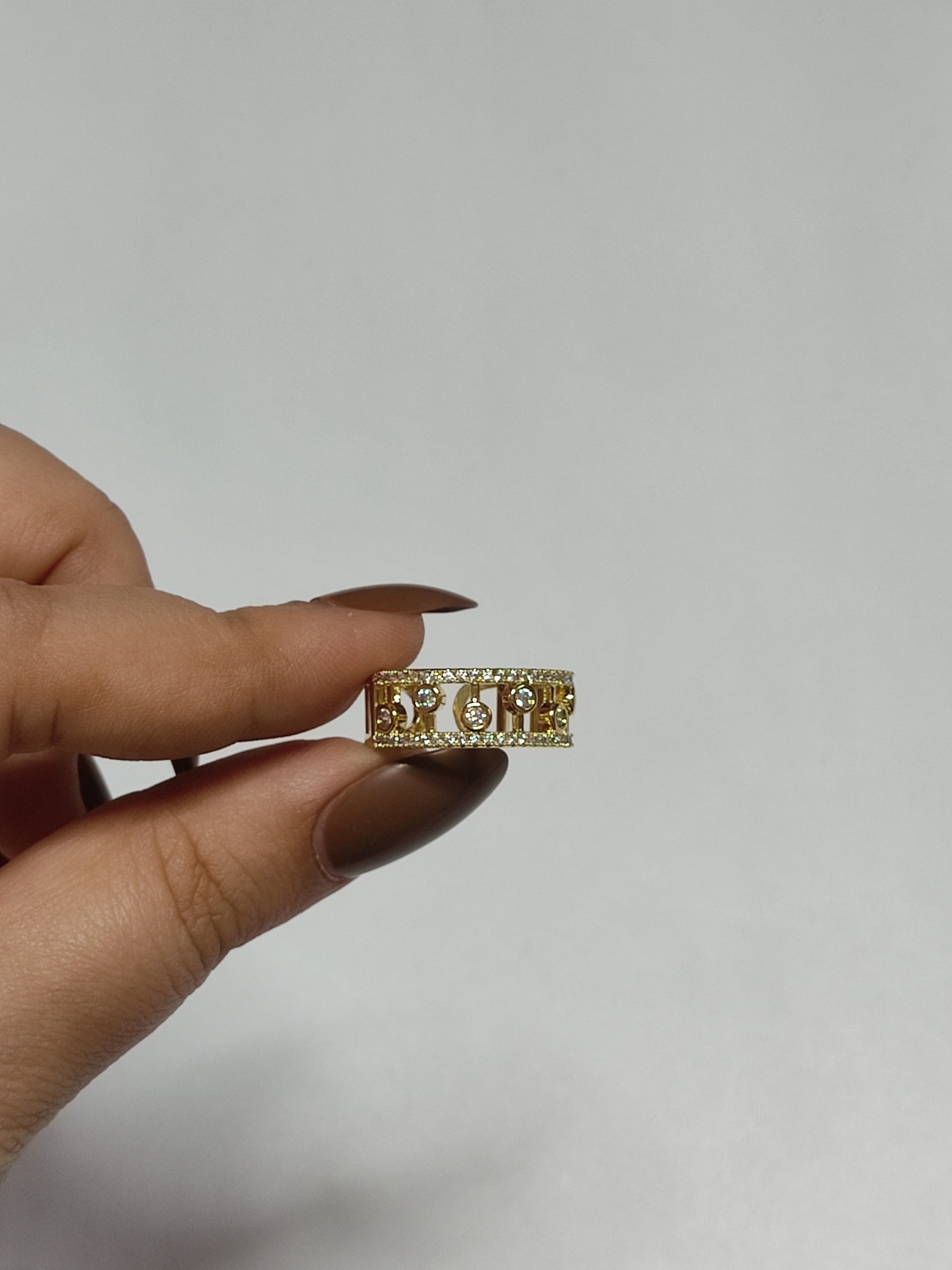 323 Gold Cocktail Ring