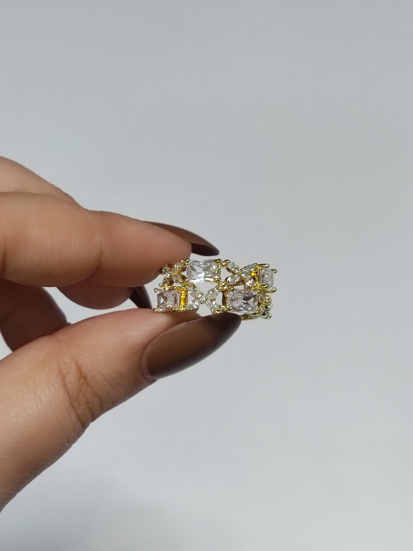 331 Gold Double Line X Band